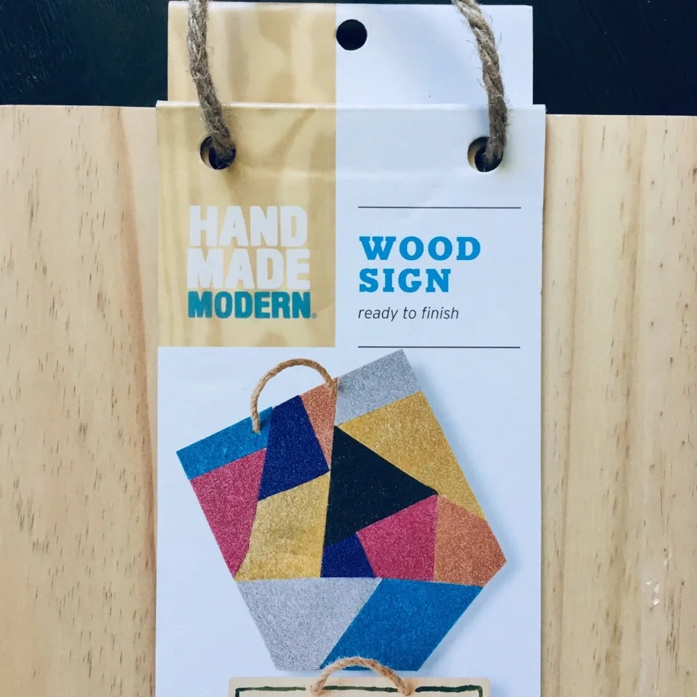 🌟 Target Hand Made Modern Wood Sign ready to finish; Wood Plaque for String Art